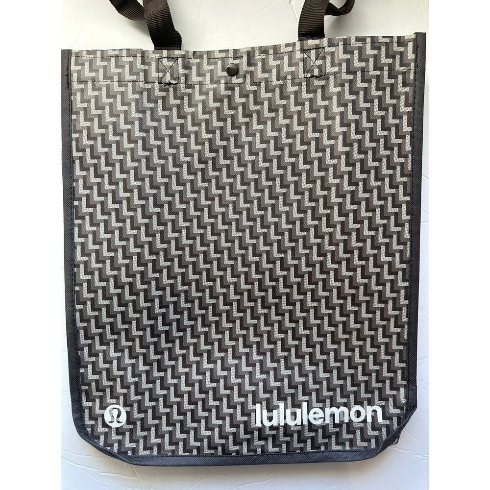 Lululemon Herringbone 2025 Holiday Reusable Shopping Tote Bag